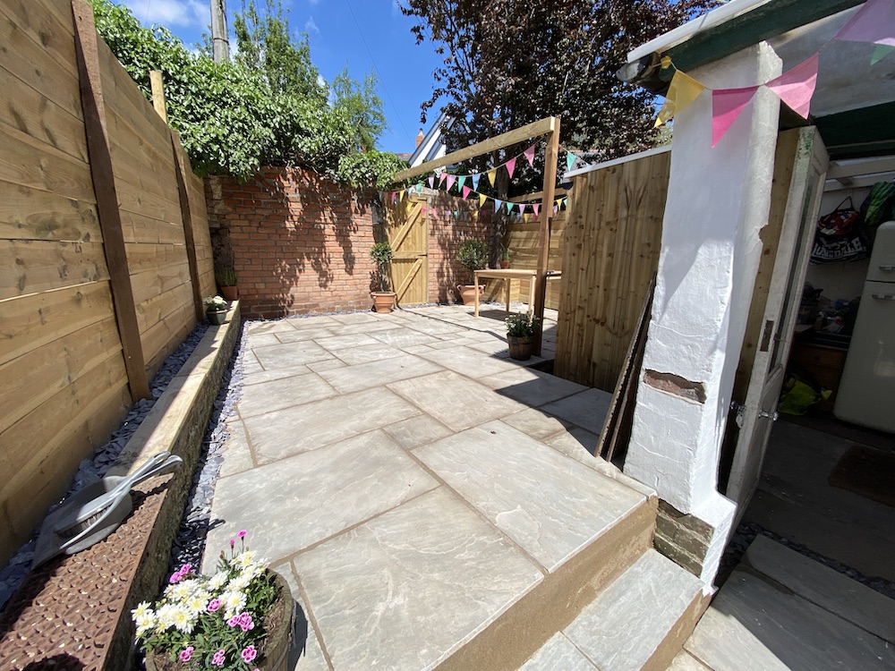 The slabbed garden